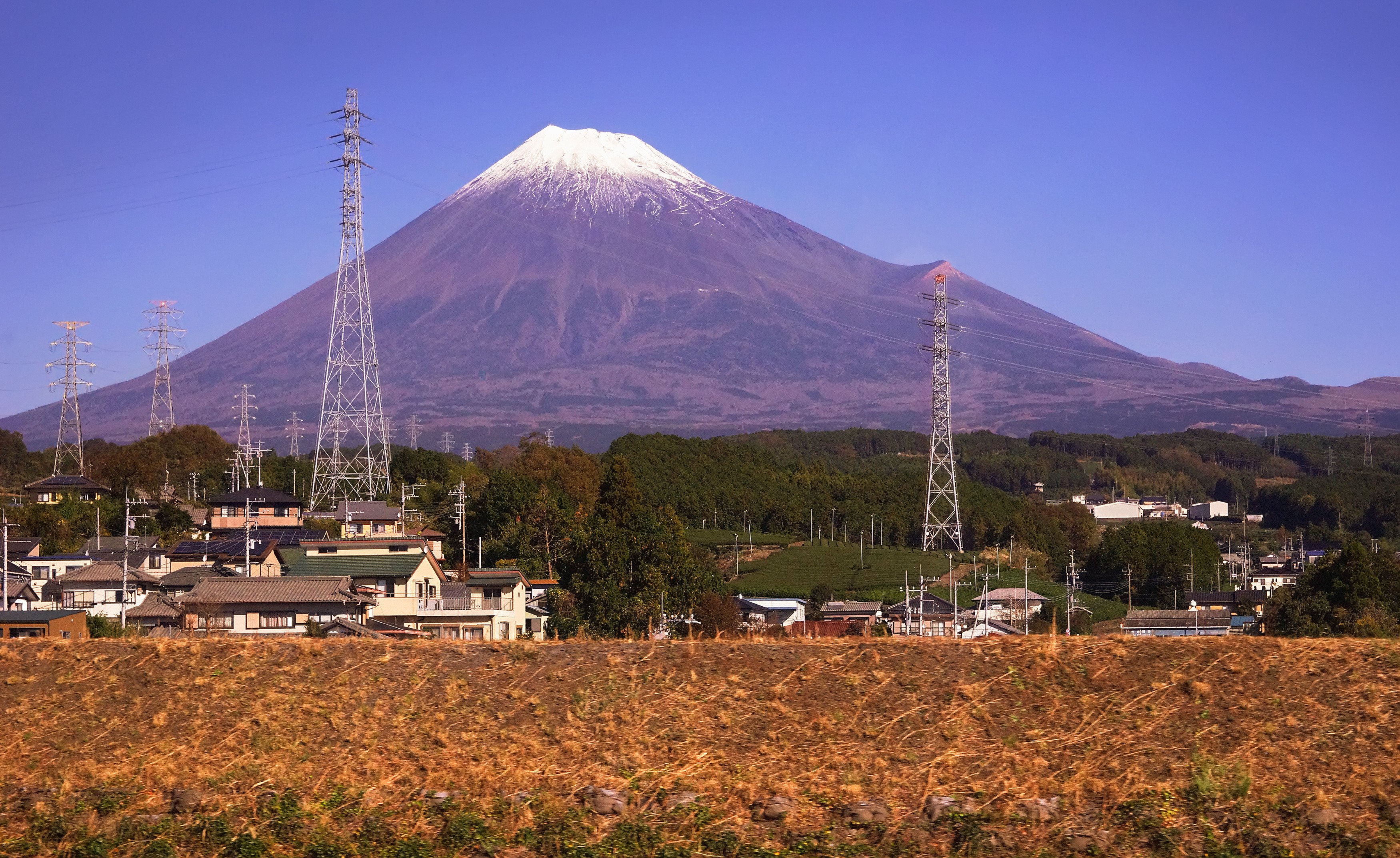 Japan power lines