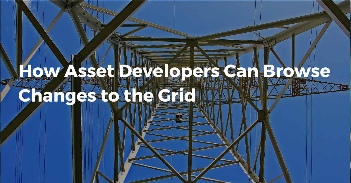How Asset Developers Can Browse Changes to the Grid											