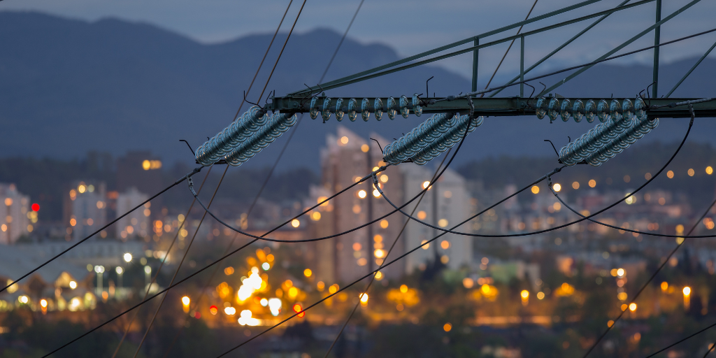 image of power lines